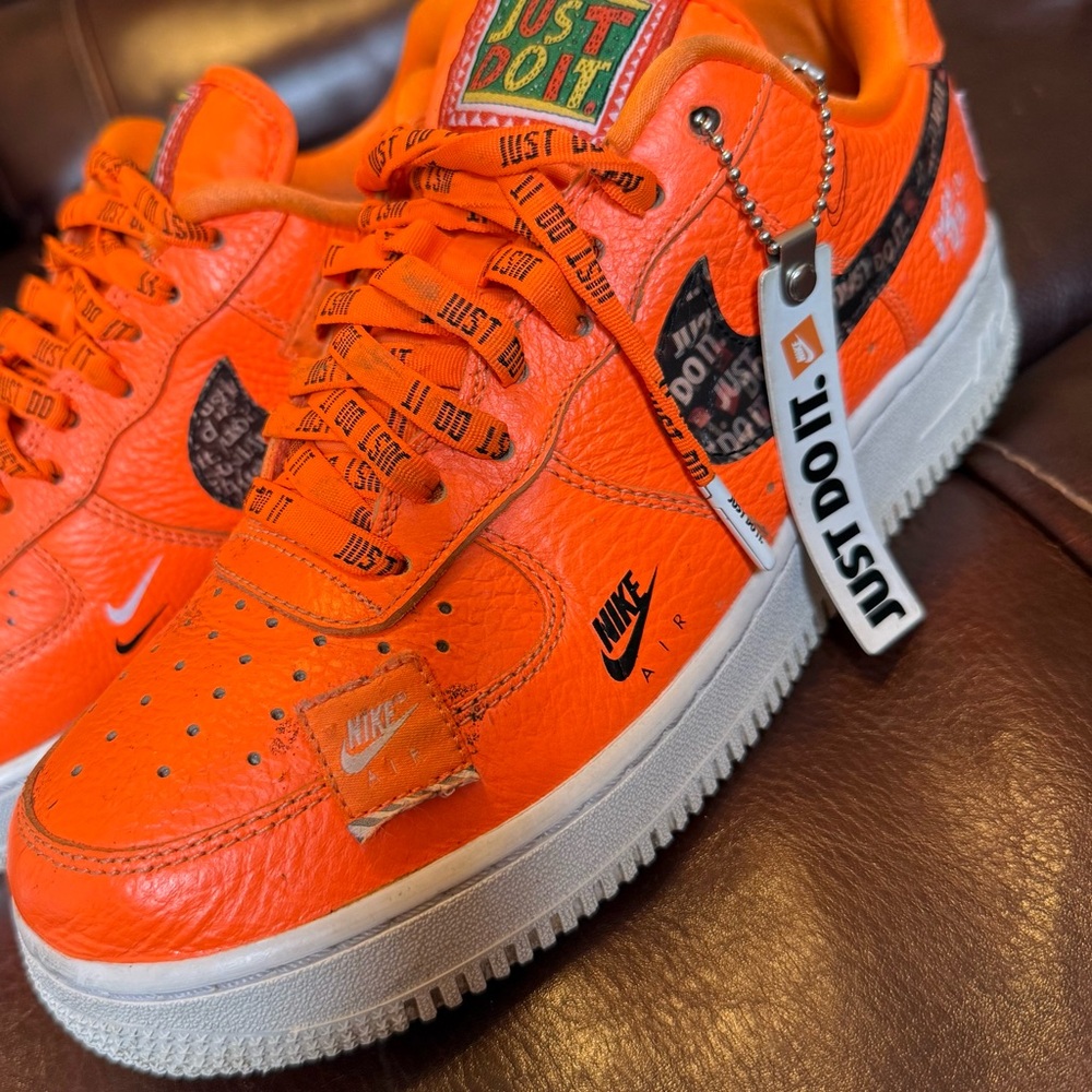 Nike Just Do It Orange Sneakers